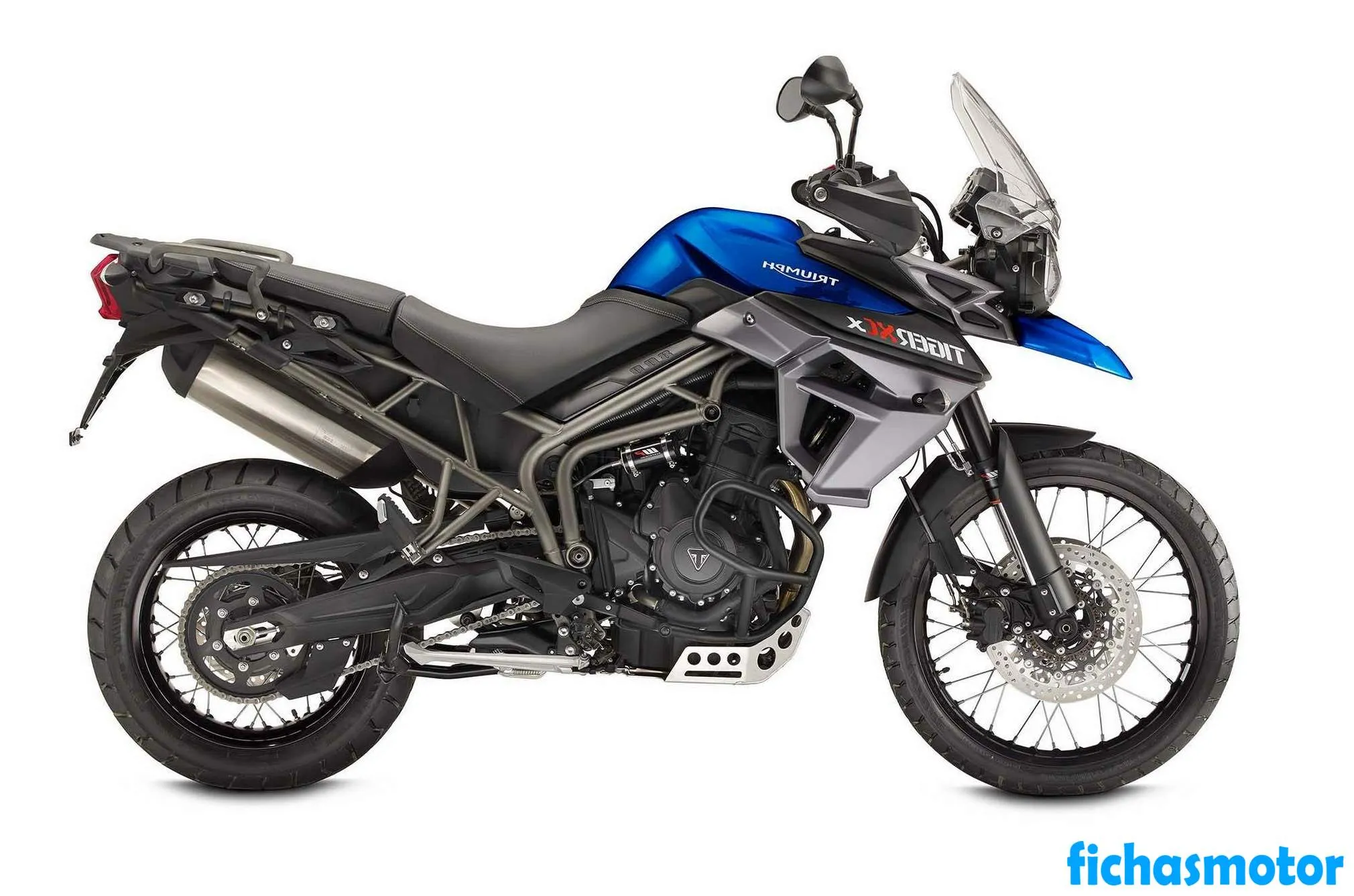 2015 model Triumph tiger 800 xcx motosikletin görüntüsü