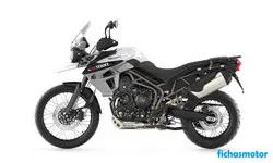 Image of the Triumph tiger 800 xcx 2017 motorcycle