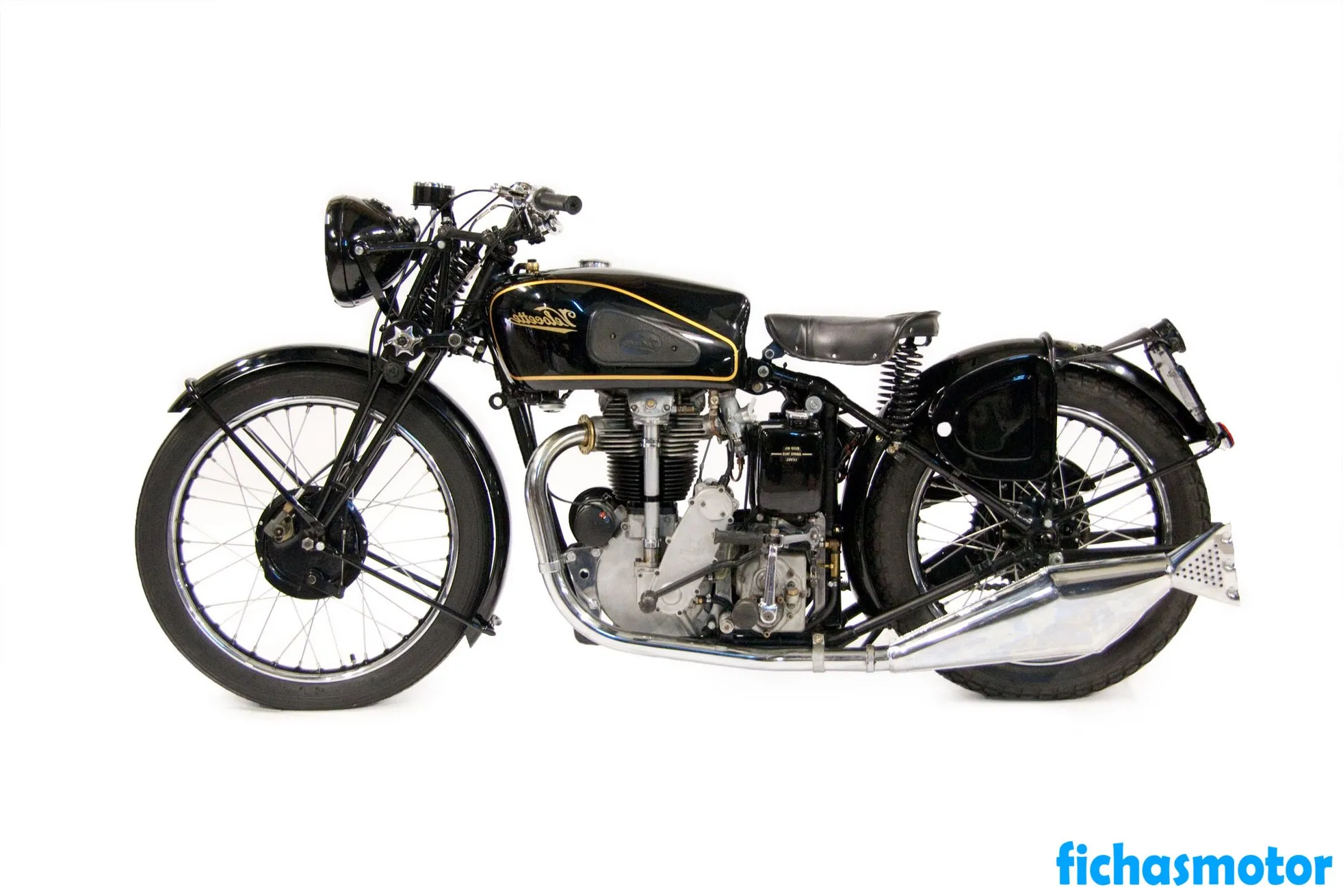 Gambar motor Velocette ktt mk viii tahun 1939