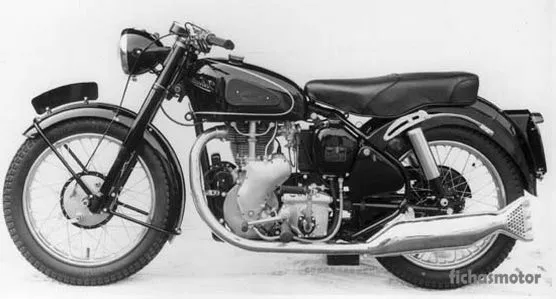 Obrázek motocyklu Velocette valiant roku 1958