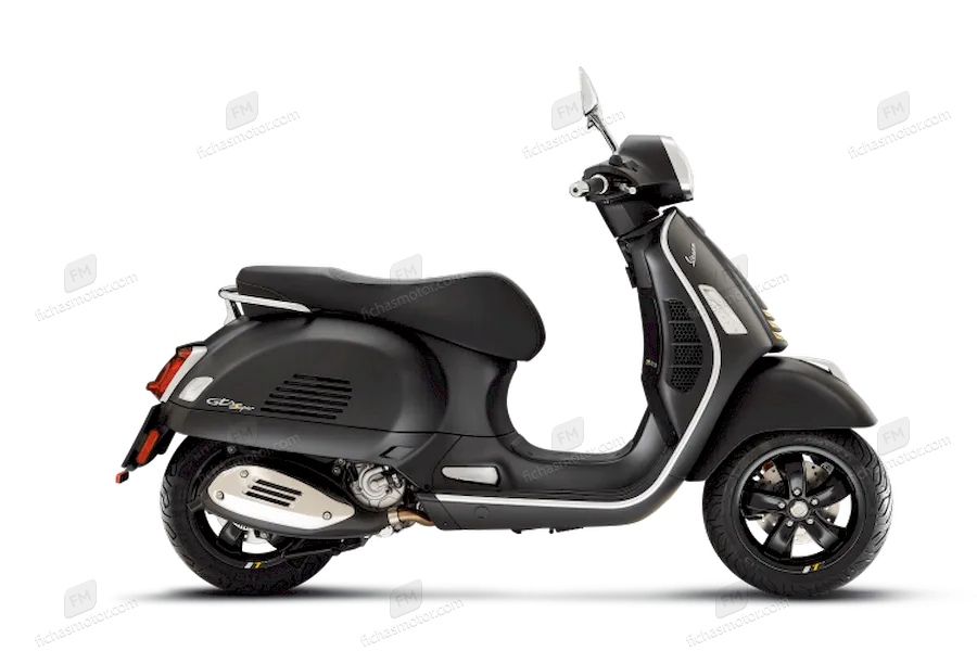 2021 model Vespa GTS Super 300 Tech motosikletin görüntüsü