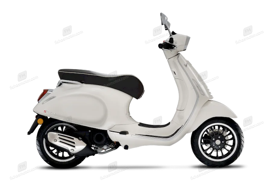 Imaginea motocicletei Vespa Sprint 50 a anului 2021