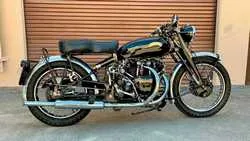 Image of the Vincent hrd series a rapide 1944 motorcycle