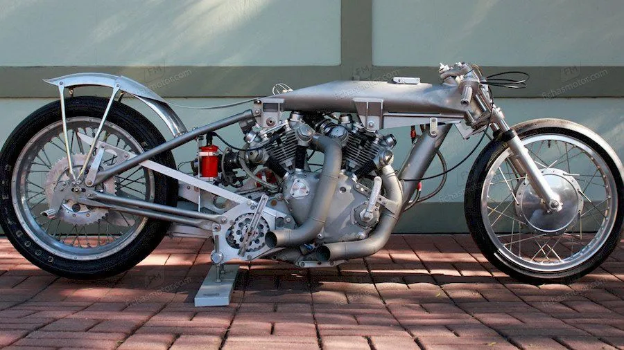 Bild des Vincent mighty mouse-Motorrads des Jahres 1966