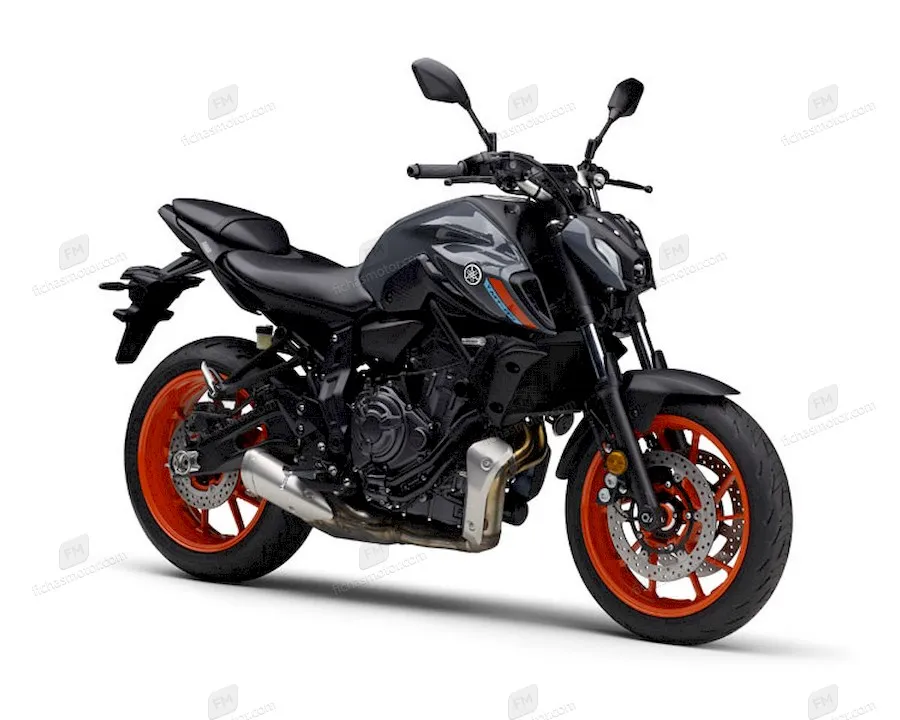 Gambar motor Yamaha MT-07LA tahun 2021