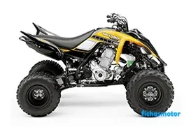 Imagem da motocicleta Yamaha raptor 700r se do ano de 2017