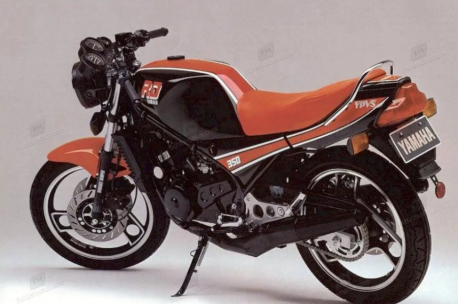 Image of the Yamaha rd 350 n (reduced effect) motorcycle of the year 1990