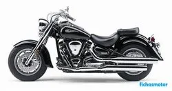 Изображение на мотоциклет Yamaha road star midnight 2007