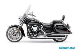 Gambar sepeda motor Yamaha road star midnight silverado 2006