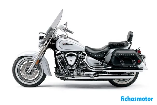 Afbeelding van de Yamaha road star silverado-motorfiets van het jaar 2006