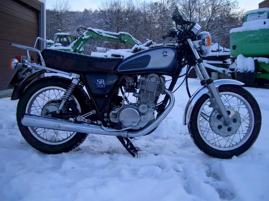 Billede af årets Yamaha sr 500 s motorcykel 1991