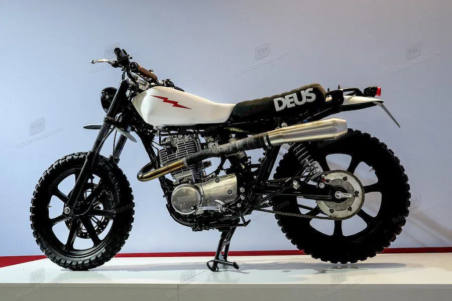 Gambar motor Yamaha sr400 lightening by deus tahun 2015