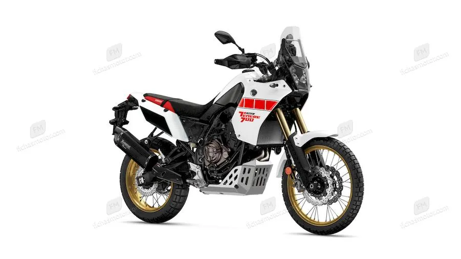 2022年のYamaha Tenere 700 Rallyオートバイのイメージ