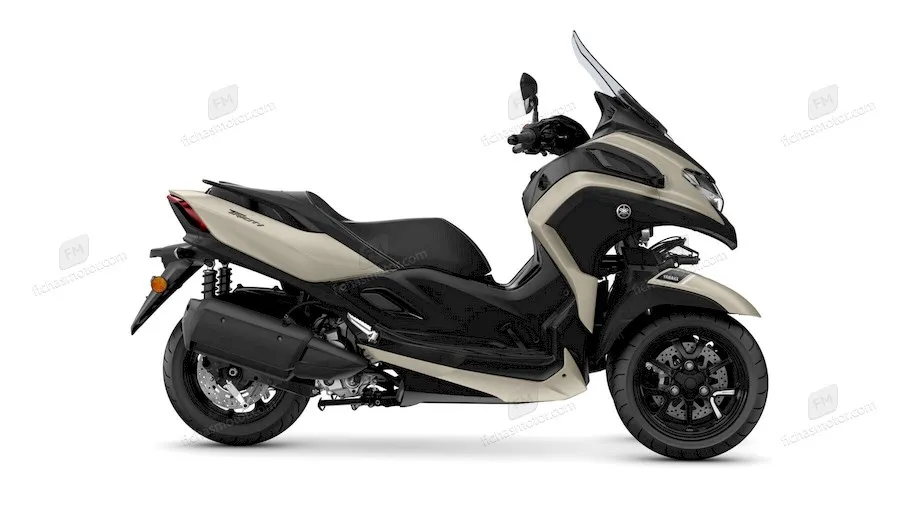 Imaginea motocicletei Yamaha Tricity 300 a anului 2022