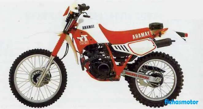 Imagen de la moto Yamaha tt 225 del año 1987