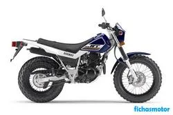 Image of the Yamaha tw200 2018 motorcycle