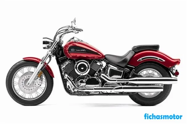 2009年のYamaha v star 1100 Customオートバイのイメージ