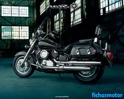 Yamaha v star 1100 silverado 2008 motosiklet görüntüsü