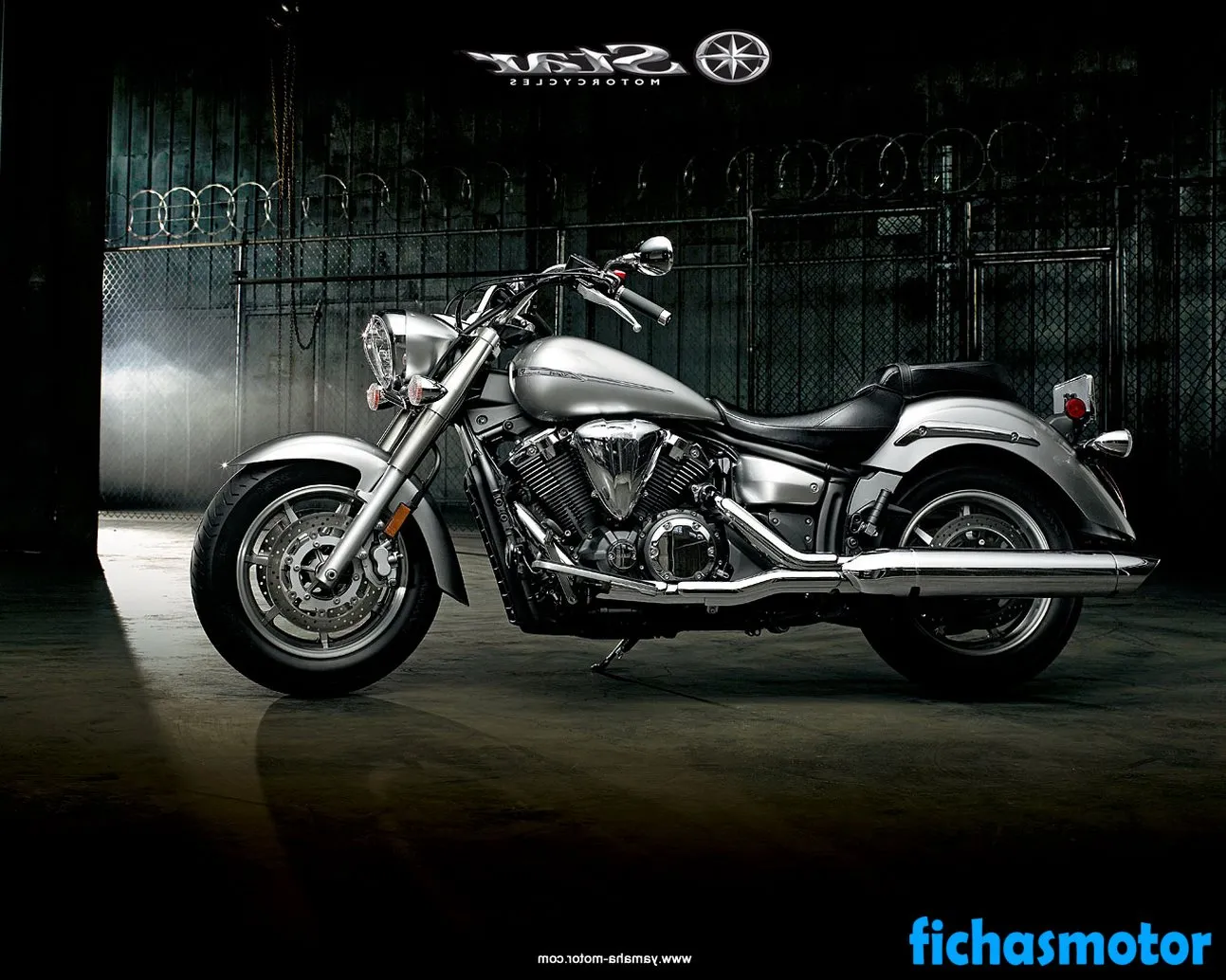 Bild des Yamaha v star 1300-Motorrads des Jahres 2008