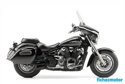 Image of the Yamaha v star 1300 deluxe 2015 motorcycle