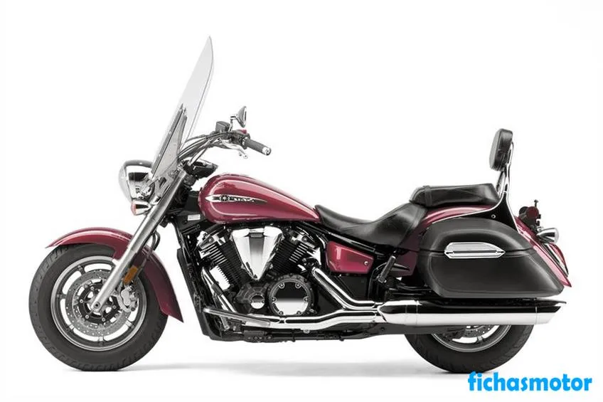 2018 model Yamaha v star 1300 tourer motosikletin görüntüsü