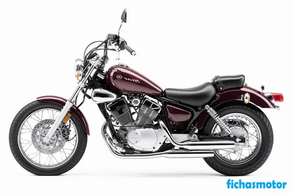 Gambar motor Yamaha v star 250 tahun 2009