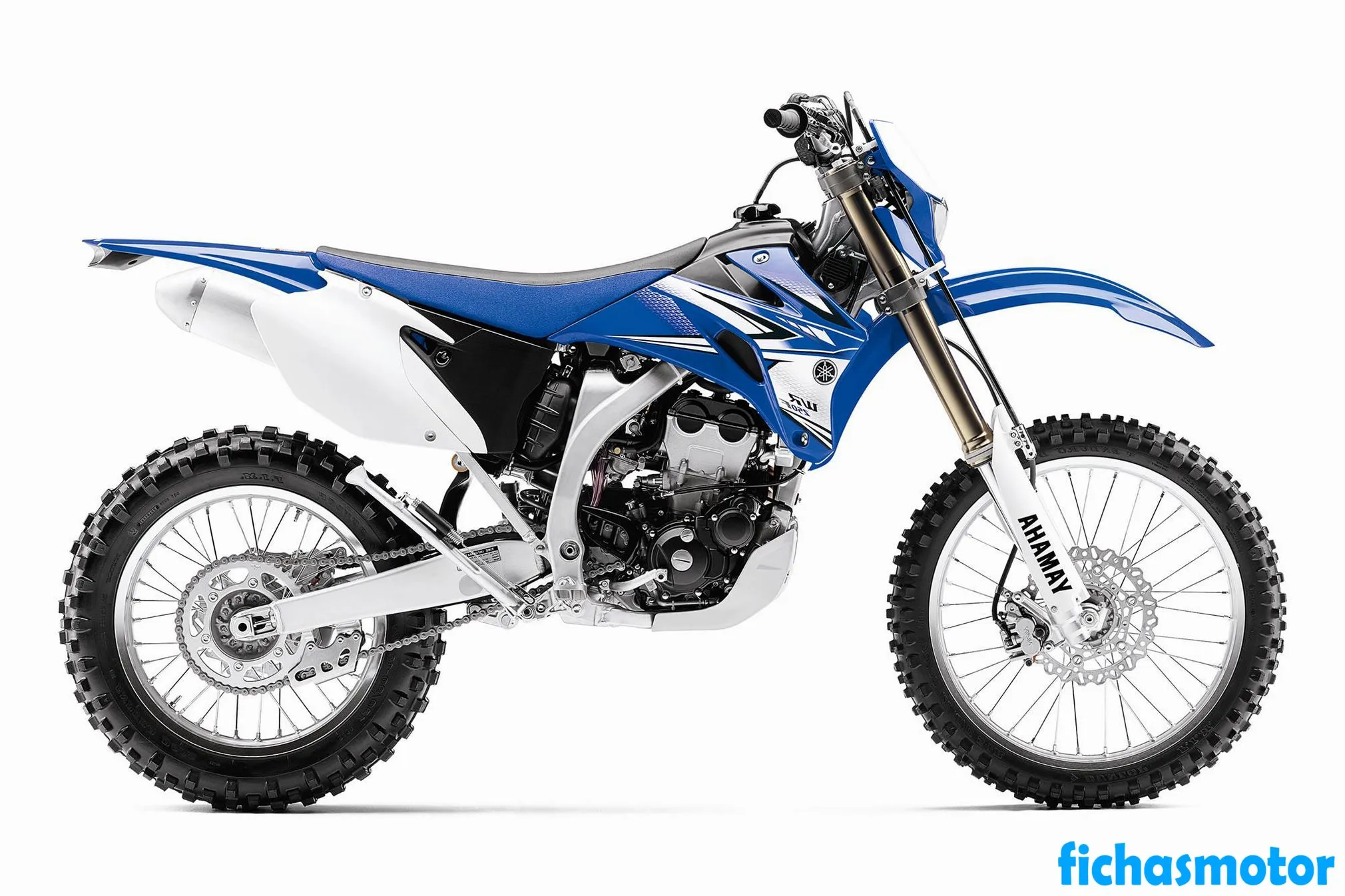 Imagem da motocicleta Yamaha wr250f do ano de 2012