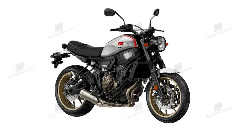 Imaginea motocicletei Yamaha XSR700 XTribute a anului 2021