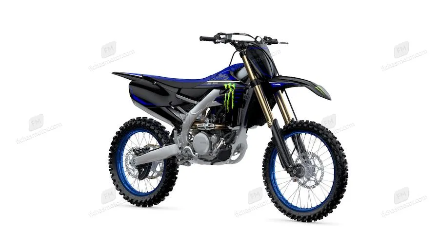 Image of the Yamaha YZ250F Monster Energy Racing motorcycle of the year 2022