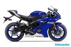 Gambar sepeda motor Yamaha YZF-R6 2020