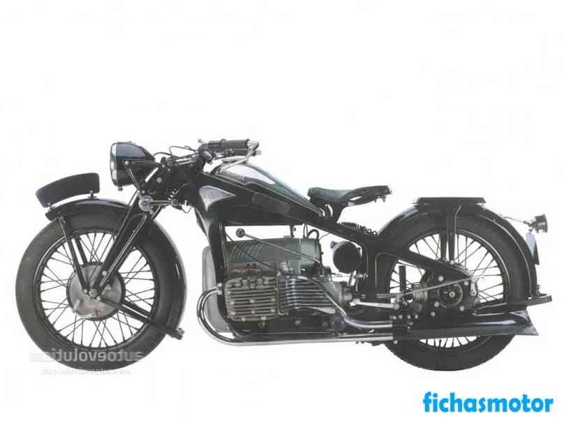 1938年のZündapp k 800オートバイのイメージ